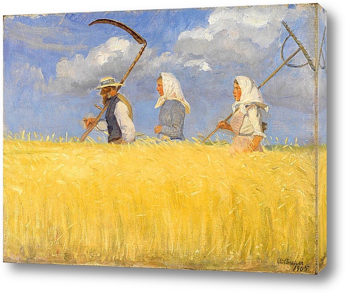 Картина жнецы жанр