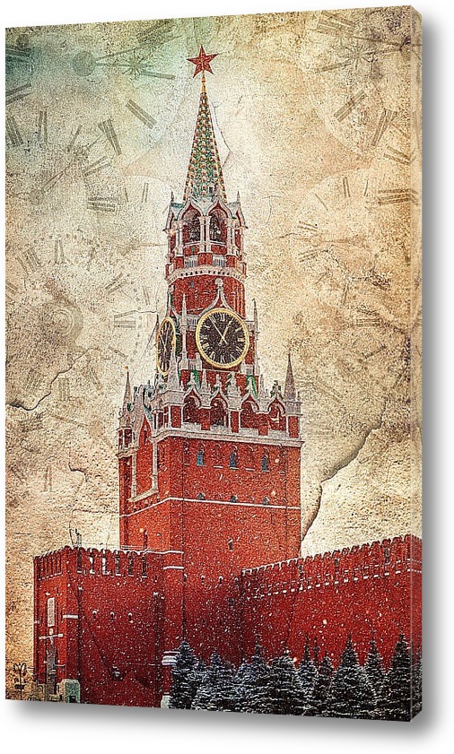Цветная картинка кремля