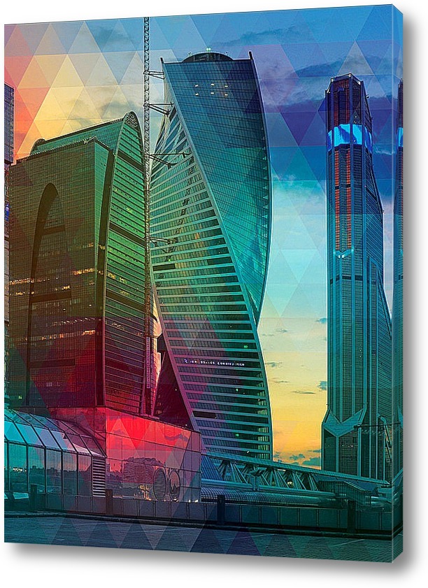 Как рисовать москва сити