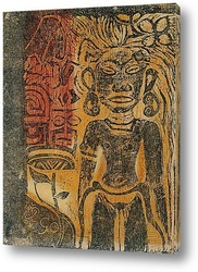   Картина Таитянский идол, 1894-95