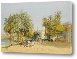  Картина Вилла на берегу Нила