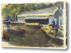   Картина Плавучий рынок 