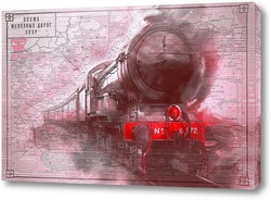   Картина Старинный поезд