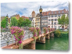   Картина Мостик в Страсбурге