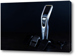   Картина Hair clipper black background.