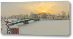   Картина Фонтанка в районе Красноармейского моста.
