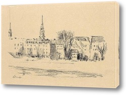  Старый город, Дрезден, Саксония, Германия 1890-1900 гг