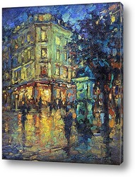    Дождливая ночь в Париже
