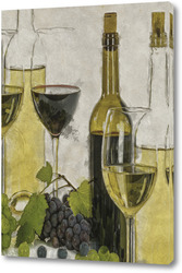   Картина Вино и виноград