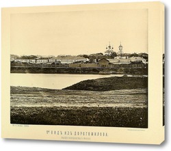  Вид сверху,верхние городские ряды,1886 год