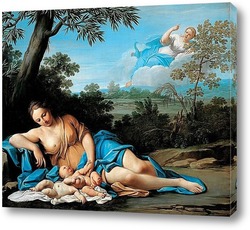   Картина Рождение Аполлона и Дианы