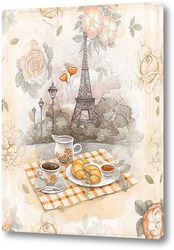   Картина Завтрак в Париже