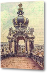   Картина Ворота в Цвингер-Дворце