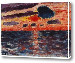   Картина Заход солнца, Боркум
