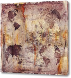   Картина Карта мира