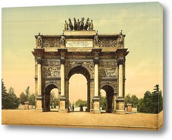  Римский мост через Гар, построенный Агриппой, Ниме, Франция.1890-1900 гг