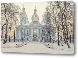  Санкт-Петербург. Канал Грибоедова. Могилевский мост и Исидоровская церковь.