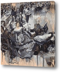   Картина Венский бал в посольстве, 1893