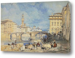   Картина Понте Санта Тринита.Флоренция