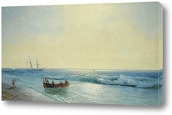   Картина Моряки на берегу