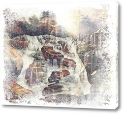   Картина Стремительный водопад