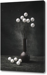   Картина Натюрморт с букетом белых шариков
