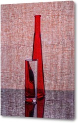   Картина Красная бутылка