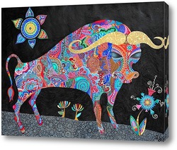  Картина буйвол