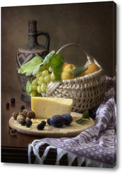  Картина Натюрморт с сыром и фруктами