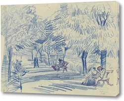   Картина Аллея в парке