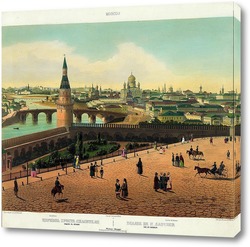   Картина Церковь Христа Спасителя видна с Кремля 1845  –  1850