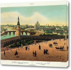    Церковь Христа Спасителя видна с Кремля 1845  –  1850