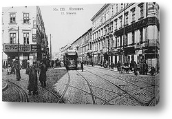    Трамвай на улице Варшавы.