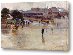  Прибытие из пригородов, 1907