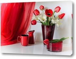   Картина С тюльпанами