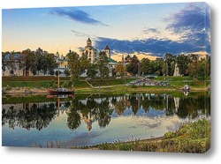   Картина Спасо-Преображенский монастырь в Ярославле. 