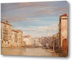    Большой канал, Венеция.Вид на Реальто