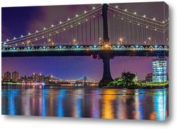   Картина манхеттен бридж Manhattan Bridge
