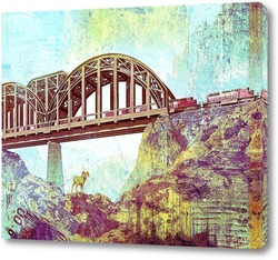   Картина Ретро мост