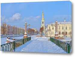  Зима в Павловске. Висконтиев мост.