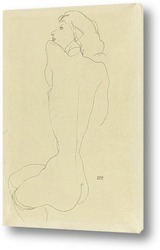    Сидящая обнаженная, вид сзади, 1912