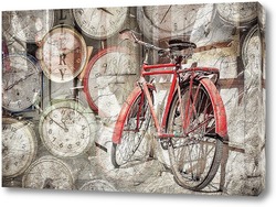   Картина Красный велосипед