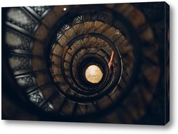   Картина Спираль. Лестница на Триумфальную арку в Париже