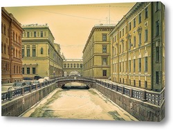   Картина Петербург. Зимняя канавка.