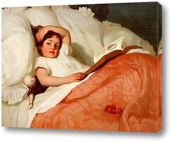   Картина Девочка в постели