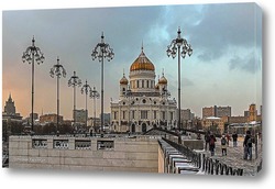   Картина Москва. Храм Христа Спасителя.