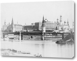   Картина  Большой Каменный мост в Москве.