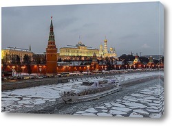   Картина Вечерний Кремль