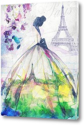   Картина Парижская невеста