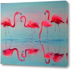  Картина Фламинго 
